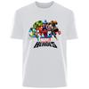 Fantastic Four Creative Printed TShirt American Marvel Summer New Mens and Womens Trendy Loose Casual Short Sleeve Top