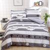 WTEMPO Bed sheet black and white 4 piece bedding set duvet cover sets bedclothes