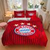 3Pcs Bayern Munich Crest Detail Bedding Sets For All Sizes New 3D Printed Bed Cover Comforter Duvet Cover Pillowcase Bedroom Decoration