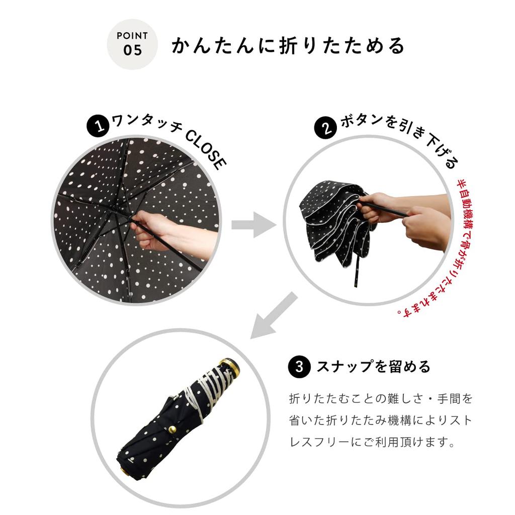 Assa Folding Umbrella for Stylish Umbrella Women, Lightweight, 50cm, Compact, (RM223/Pink)