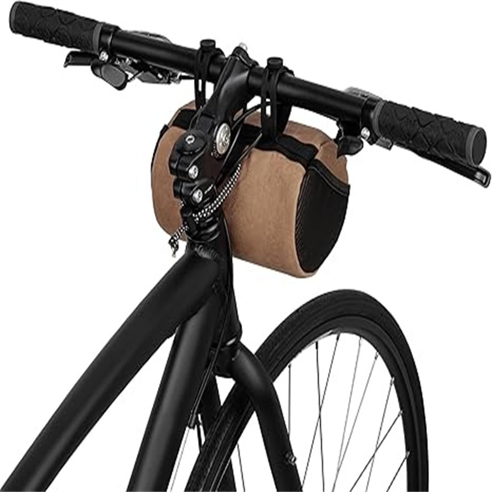 

Mountain Bike Bag – Front Beam, Upper Tube & Hook Storage Bags, Road Bike Saddle Bag, Cycling Equipment One Size коричневий