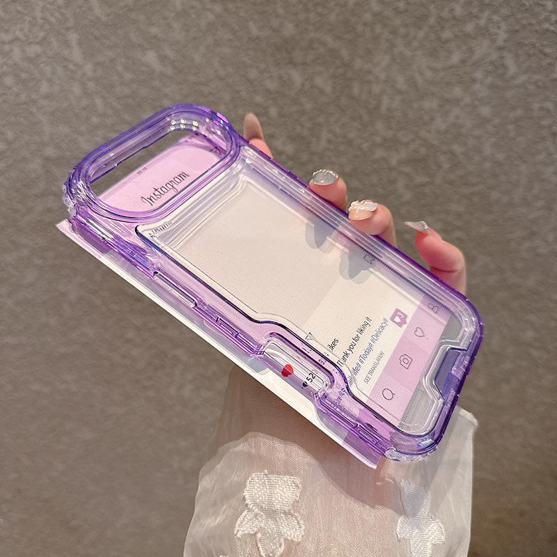 

Colorful 2-in-1 For IP17air Phone Case 3-in-1 High Transparency Simple For iPhone 17 Air