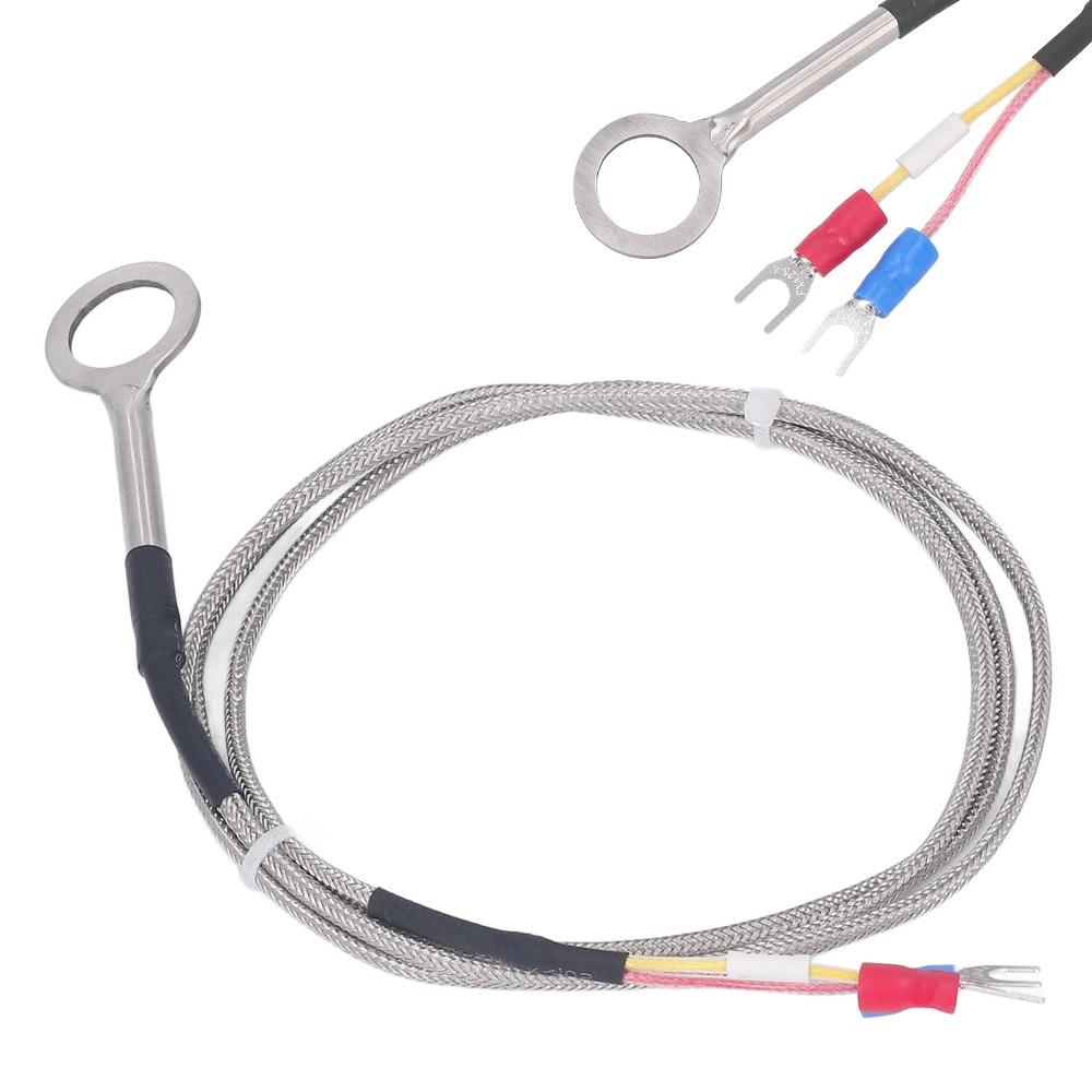 14 Dia K Type Thermocouple Probe -40 To 1000 ℃ 304 Stainless Steel Temperature Sensor Stable Sturdy Probe Type Thermocouple