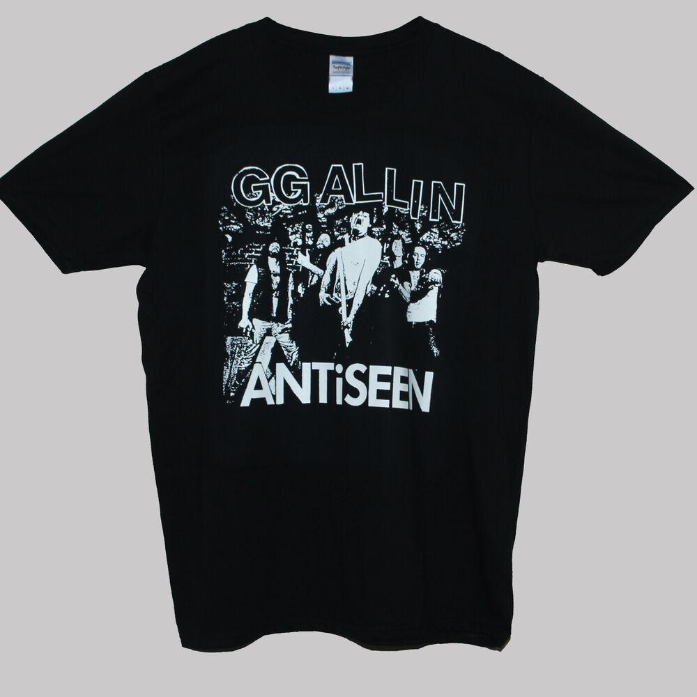 

Черная футболка унисекс Gg Allin Antiseen Hardcore Punk Rock Band