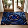Chelsea FC Design Crystal Velvet Rug Soft Decorative Mat for Bedroom Entrance