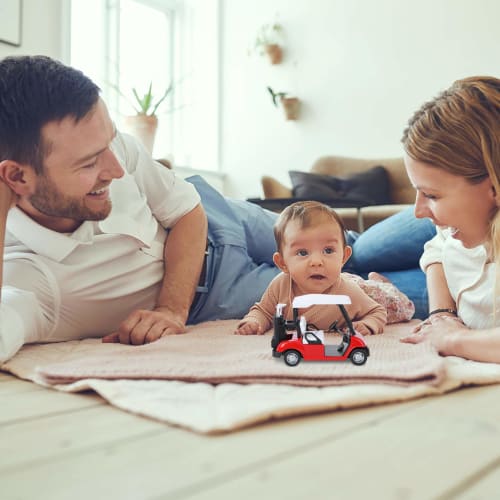 iplusmile Miniature Golf Cart Diecast Model Toy 1:20 Scale Toy Car Alloy Toy Car