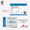 ORSA JEWELS Real 925 Sterling Silver Bead Chain Bracelet For Women Jewelry Gift 4MM Beads Bracelet Chain Accessories GAB01