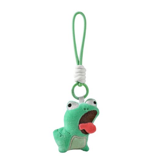 Portachiavi Ciondolo Peluche Yousheng, Peluche Morbido con Imbottitura Design Lucertola Castoro, Regalo di Compleanno Accessorio da Collezione
