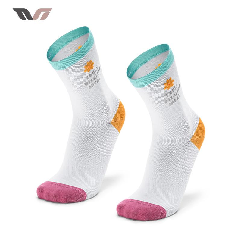 ROCKBROS TVI Series Professional Cycling Socks Women Breathable Road Bicycle Socks Quick Dry Anti Slip Wear-resistant Socks S(35-38)