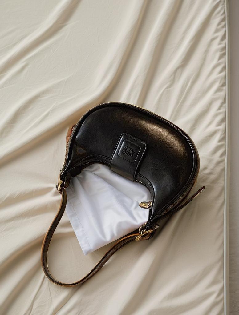 

Джазова танцювальна сумка півмісяць жіноча 2024 новинка осінь-зима сумка під пахву сумка через плече чорний