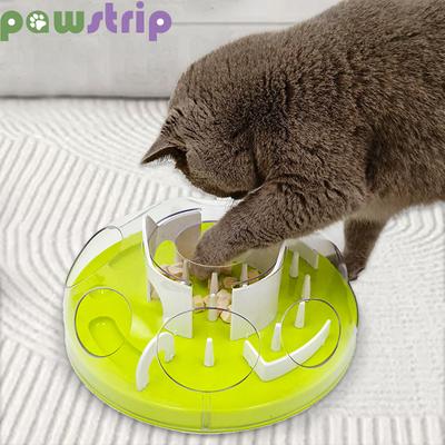 Kedi Bulmaca Etkileşimli Oyuncak Çıkarılabilir Komik Kediler Yavaş Yemek Kabı Kaymaz Dayanıklı Yavru Kedi Oyun Eğitim Oyuncağı Evcil Hayvan Malzemeleri