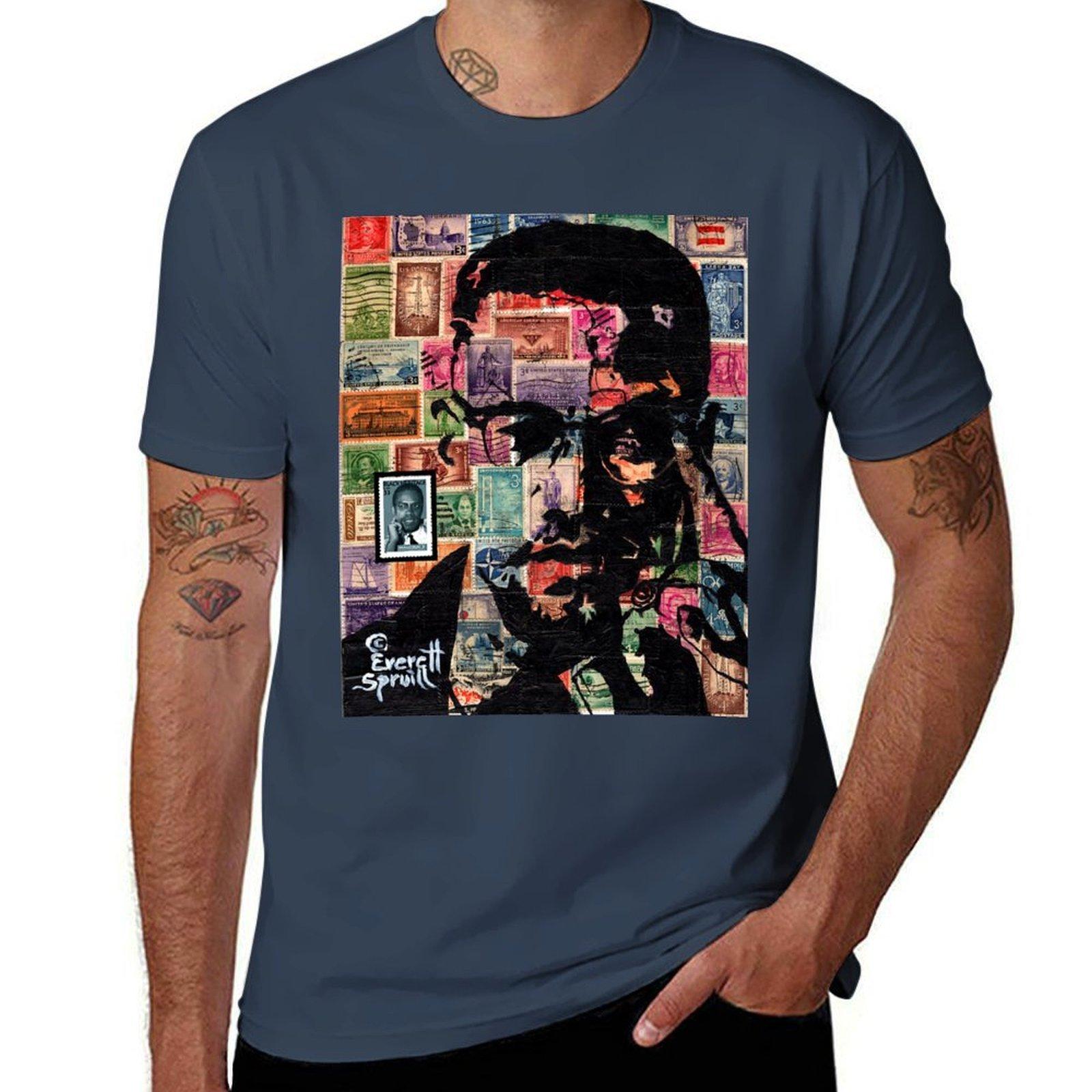 Футболка MALCOLM X аниме футболки оверсайз хлопковые футболки высококачественная футболка S