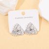 Star retro stud earrings niche shell acrylic gold-plated stud earrings sweet wind ladies earrings set