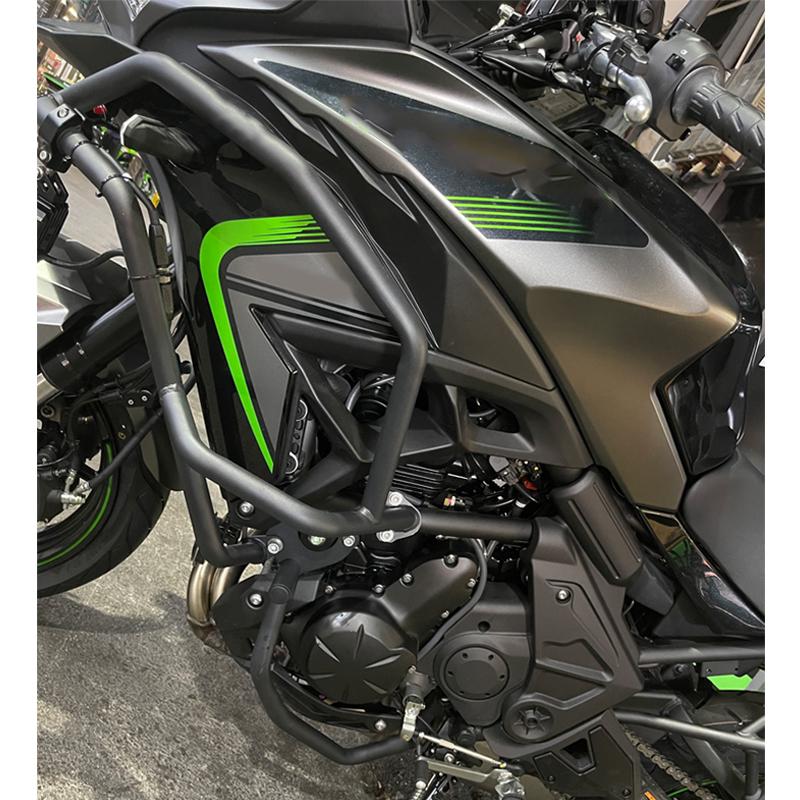 Fit For Kawasaki Versys650 Versys 650 2023 2024 2025 Motorcycle Engine Tank Guard Highway Crash Bars Bumper Stunt Cage Protector