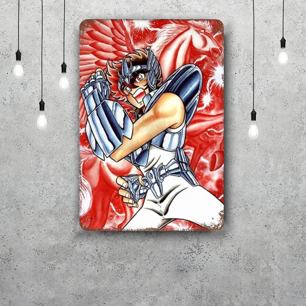 shirou emiya anime Retro Vintage Tin Sign Poster Decorative Plaque Metal Plate Wall Decor