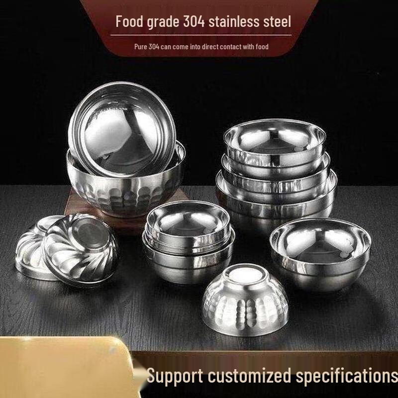 

Thickened Double-Layer Insulated Stainless Steel Bowl