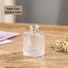 Retro Embossed Transparent Glass Vase: French-Inspired Luxury Home Decor for Living Room