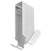 Double Side Hook Glass Shower Door Towel Hooks Bathroom Glass Wall Stainless Steel Towel Holder Rack Bathroom Organizer