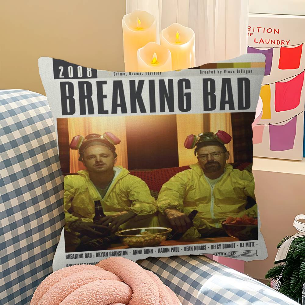 Classic Movie Breaking Bad Pillow Gift Home Office Decoration Pillow Bedroom Sofa Car Cushion CoverPillow Case