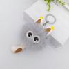 Cute Plush Toy Cat Doll Keychain Fluffy Soft Anime Stuffed Key Ring Backpack Bag Pendant Lovely Gift