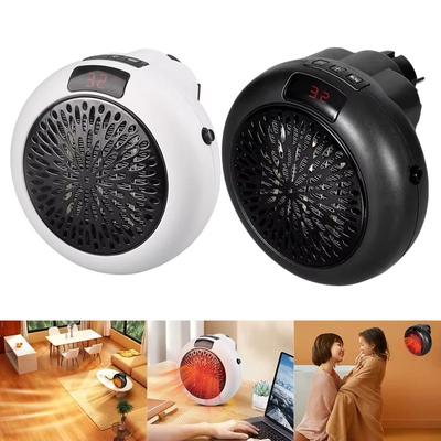 900W Plug In Electric Heater Fan Heater Portable Desktop Warmer Machine Energy-Saving Desktop Heater Safety Heater Heating Stove