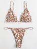 Bikini Zebra Sexy 2026 Costume da Bagno Donna Costumi da Bagno Femminili Set Bikini Mini Perizoma da Donna Costumi da Bagno Estivi per Nuoto Costume da Bagno