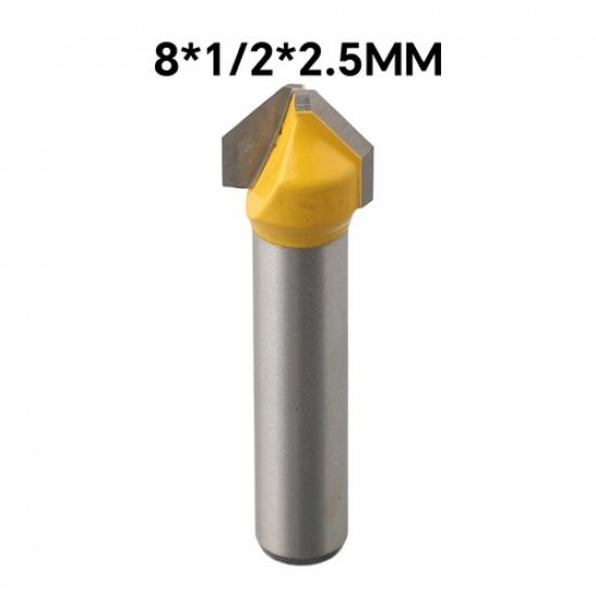 Efficient Cutting Performance with 8mm Shank Suitable for Various Materials