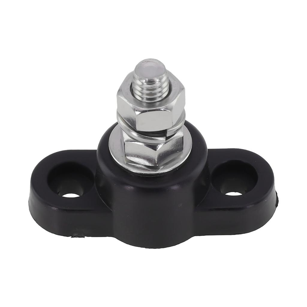 Red And Black Power Stud For RVs For Solar Battery Junction Box For All 12V 24V Wide Application Battery Terminal Block Brass