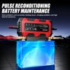 FOXSUR 6V 12V 1.5A Automatic Smart Battery Charger Trickle Maintainer Pulse Repair for Car Motorcycle AGM GEL Lead-Acid Batteries