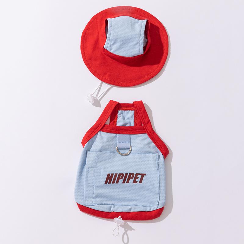 Summer Dog Cooling Adjustable Traction Ice Pack Cool Clothes Cat Outdoor Sunscreen Clothes Pet Cold Dog Clothes