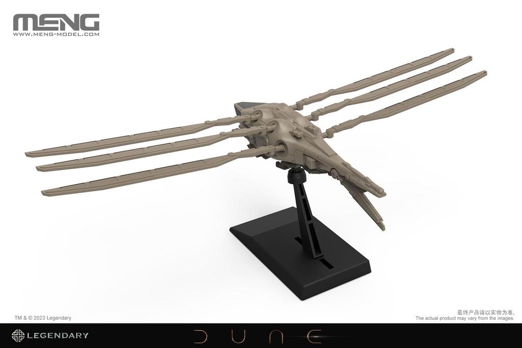 Mon Model Dune: Sand Planet Harkonnen Ornithopter Non-Scale Plastic Model Kit, Approx. 88mm In Length, MMMS014