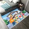 Japan D-Doraemon with Friends Print Carpet for Living Room Bedroom Kid's Room Home Decor Non-slip Mat Area Rug Luxury Gift