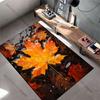 Autumn Leaf In Water Carpet Yoga Living Room Room Decor Children's Crawling Mat Doormat Area Rug Games Mat