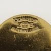 Chanel COCO Mark Earring Matelasse Motif Plated Gold 39g Women Used
