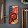 Bewood Unique case for Samsung Galaxy S24 - Neons - Paris with MagSafe