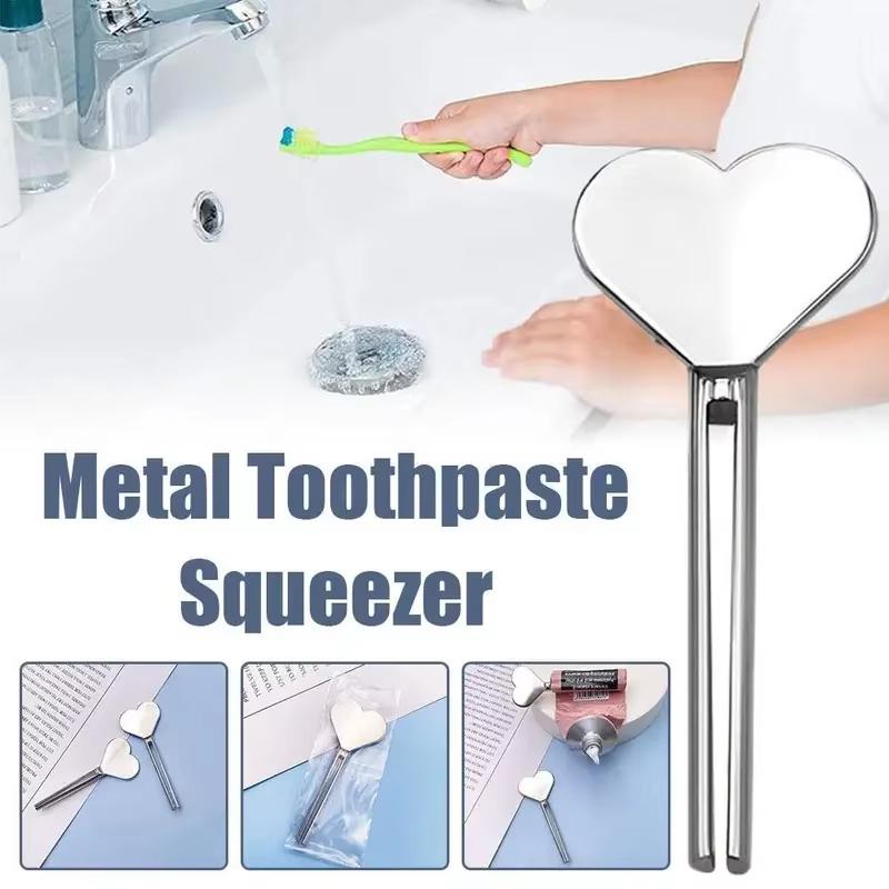 Rotating Manual Metal Toothpaste Squeezer Multifunction 1Pc Tube Press Clamp for Bathroom Personal Care Cosmetic Tubes