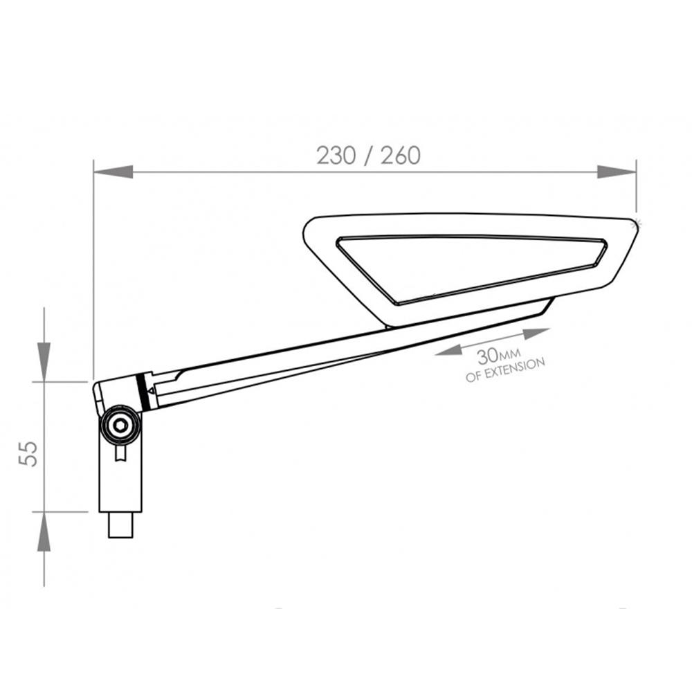 for YAMAHA MT 10 MT-10 SP Motorcycle Mirror Side Reflector MT09 SP MT10 MT-09 MT-07 Accessories Rearview Hypernaked Mirrors