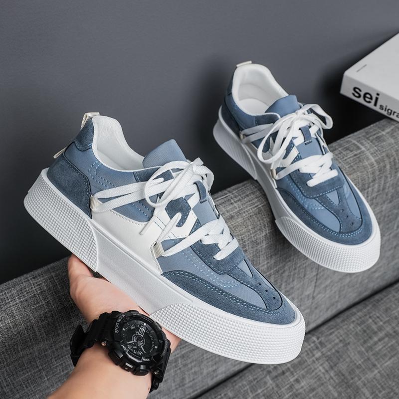 Thick-Soled Canvas Shoes 2022 Summer Men Casual Shoes Fashion Comfortable Wear-Resistant Shoes Outdoor Non-Slip Outsole Shoes 44