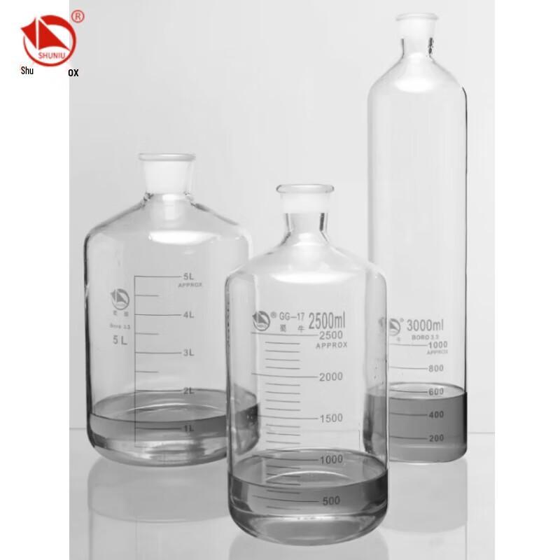 Shu Niu Graduated High Borosilicate Reagent Bottle
