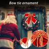 Christmas Decorations High-end Gold Velvet Bow Christmas Flocking Bow