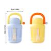 Vegetable Fruit Shaker Cup with Detachable Sauce Compartment Portable Large Capacity Breakfast Storage Container