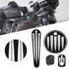 Fuel Tank Door & Dash Insert & Ignition Cap Kit Stripe Style Fit for FLHX   FLHT   FLTR   FLHTCUTG