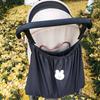1pc 70x40cm Inspirational Baby Stroller Storage Pouch Outing Bottle and Diaper Storage Bag Children's Car Storage Hanging Bag