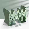 20cm Metal Bookend Retractable Desktop Book Stand Space-saving Book Organizer Holder Stable Book Rack For Home School Office