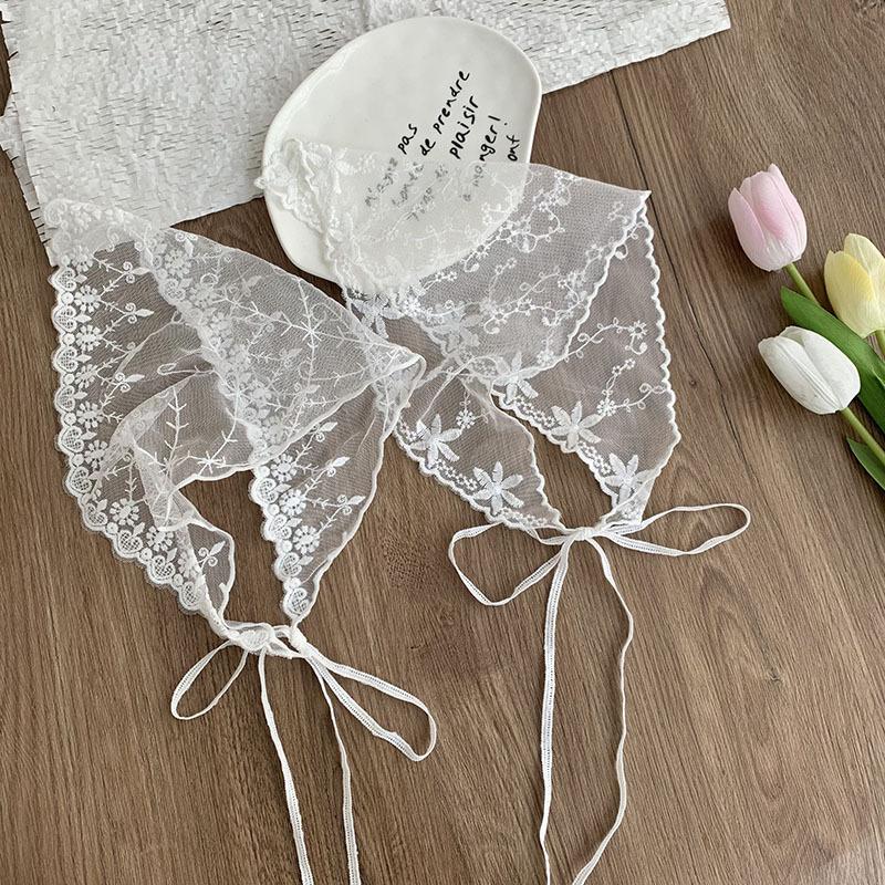 Retro Spitze Dreieckstuch Bestickte Spitze Haarband Für Frauen Mädchen Trendiger Dreieckiger Kurzer Rock Halbrock Po-Vorhang