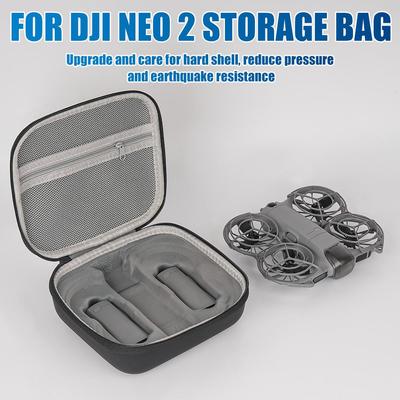 Para Drone DJI Neo 2 Mini Bolsa de Armazenamento Rígida à Prova d'Água à Prova de Poeira Estojo Para Acessórios de Drone Bolsa de Transporte Portátil