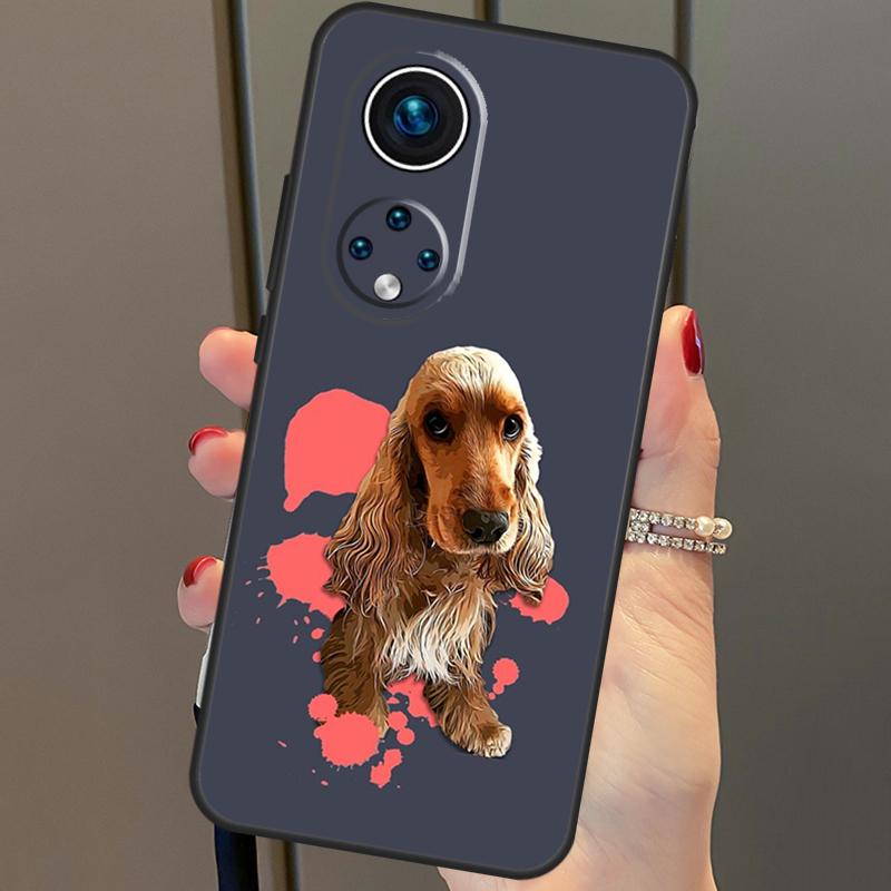 English Cocker Spaniel Dog Case For Honor X8b X9b 90 70 50 Magic 5 Pro Magic 6 Lite X6 X7 X8 X9 X6a X7a X8a X9a Cover