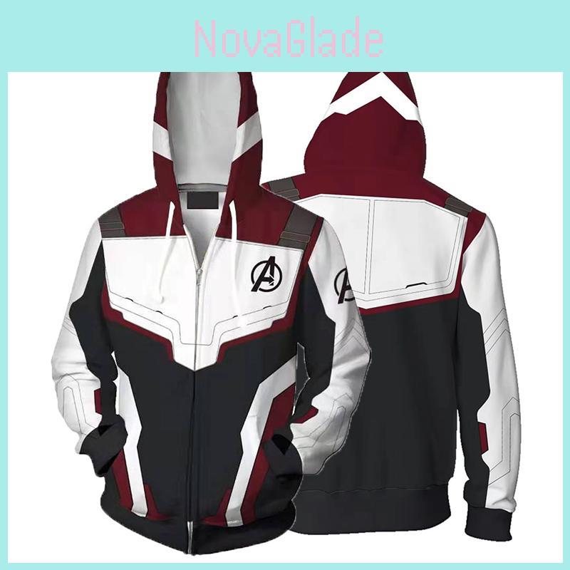 The Avengers 4 Endgame Superhero 3d Hoodie Sweatshirt Cosplay Coat Consume Tops