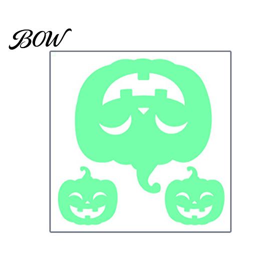 Removable PVC Wall Stickers Halloween Glow in The Dark Stickers, Luminous Ghost Hand And Bat Waterproof Secret Room Decor Decals, Horror Theme