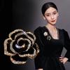 Versatile Rhinestone & Pearl Brooch for Women - Elegant Suit Accessory